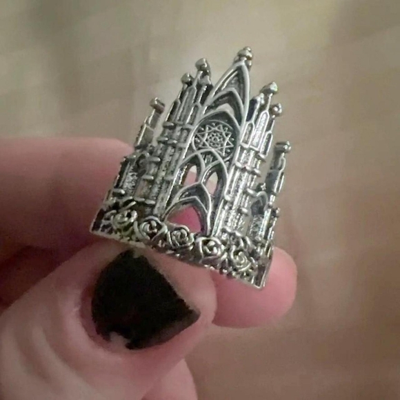 Gothic Cathedral Ring - Silver 003 - Picture 6 of 9